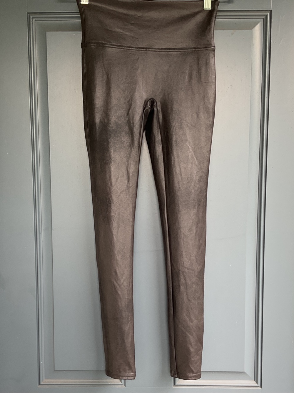 SPANX Faux Leather Black, Size M